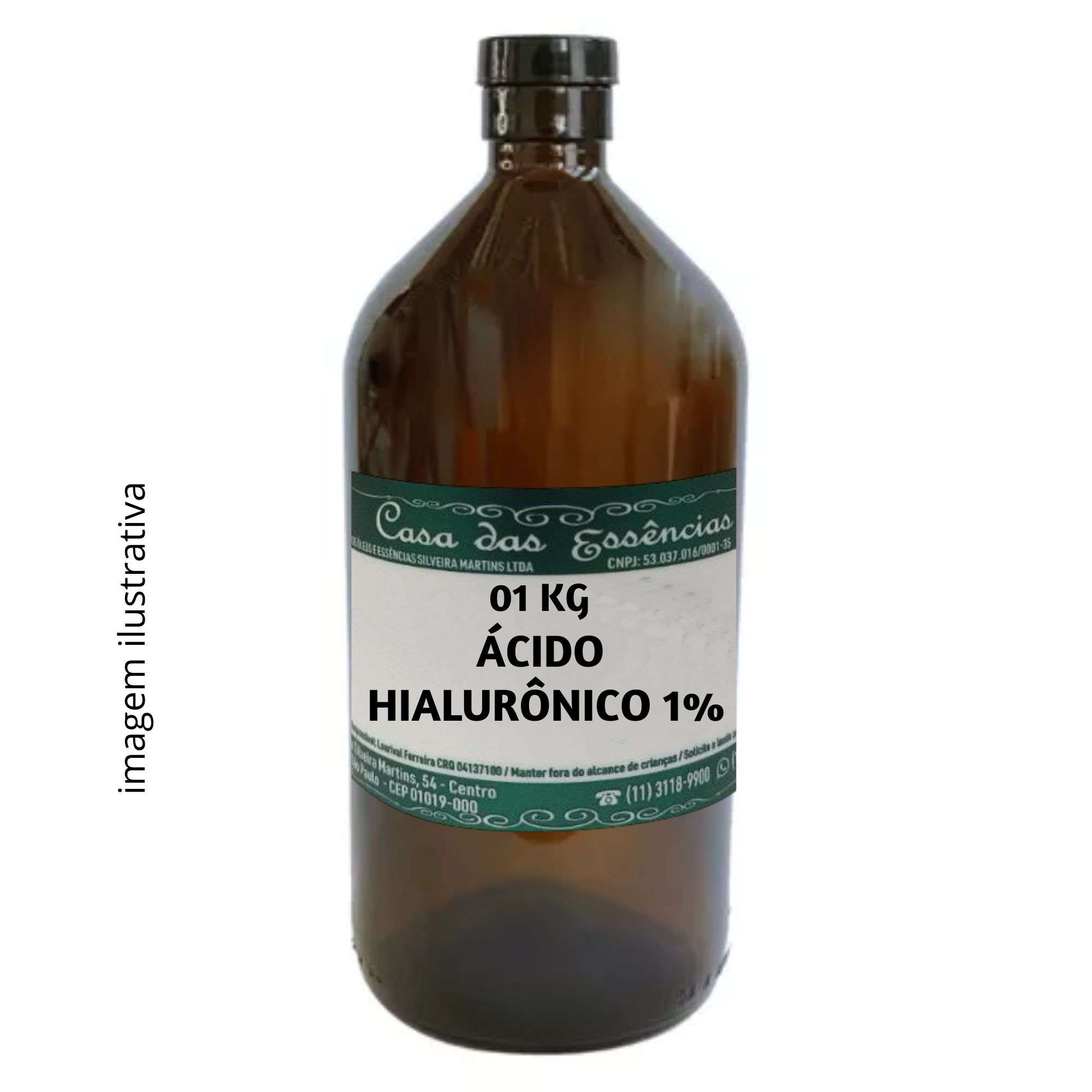 ÁCIDO HIALURÔNICO SOL. 1% - KG
