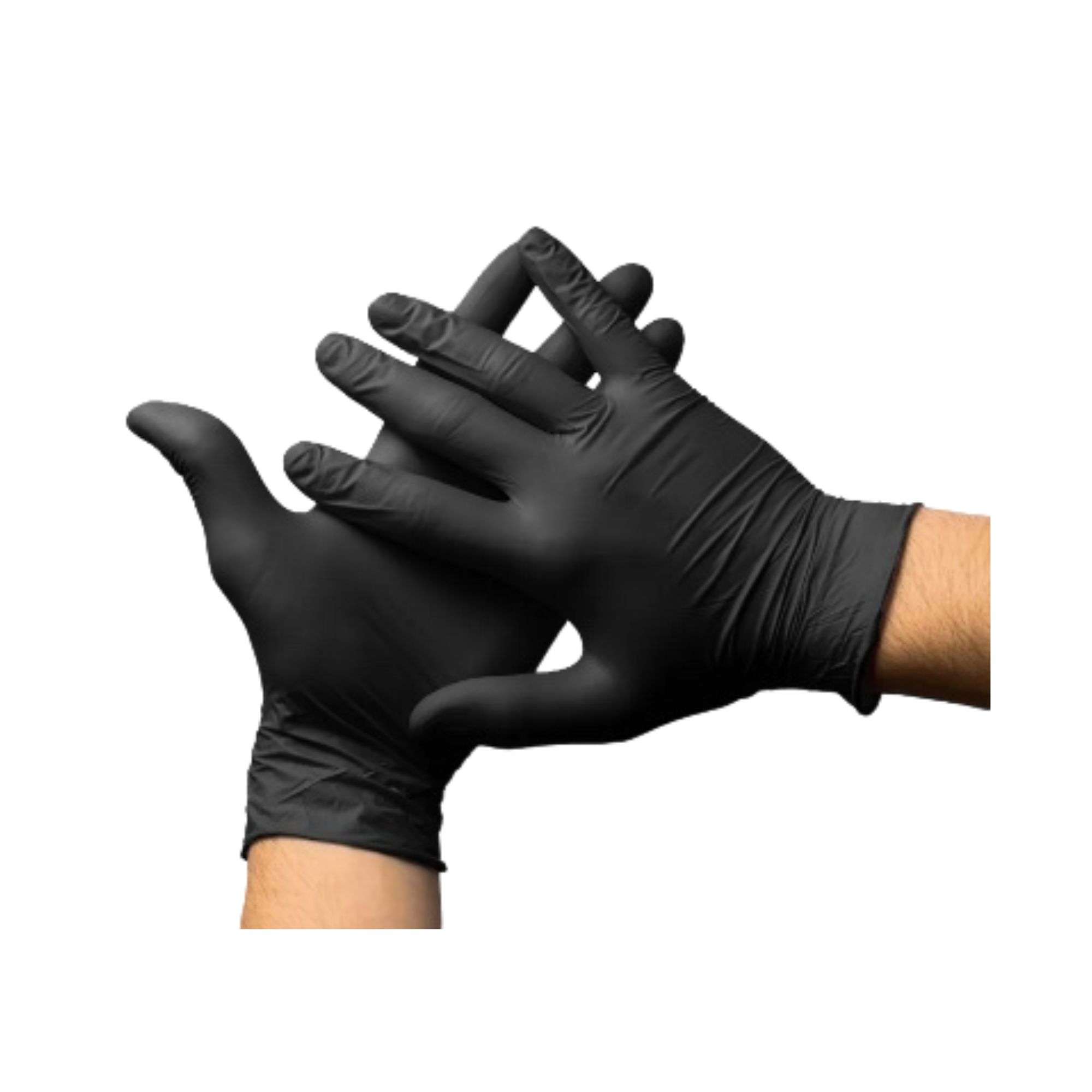 LUVA NITRILICA BLACK (SUPERMAX) P - 100UN