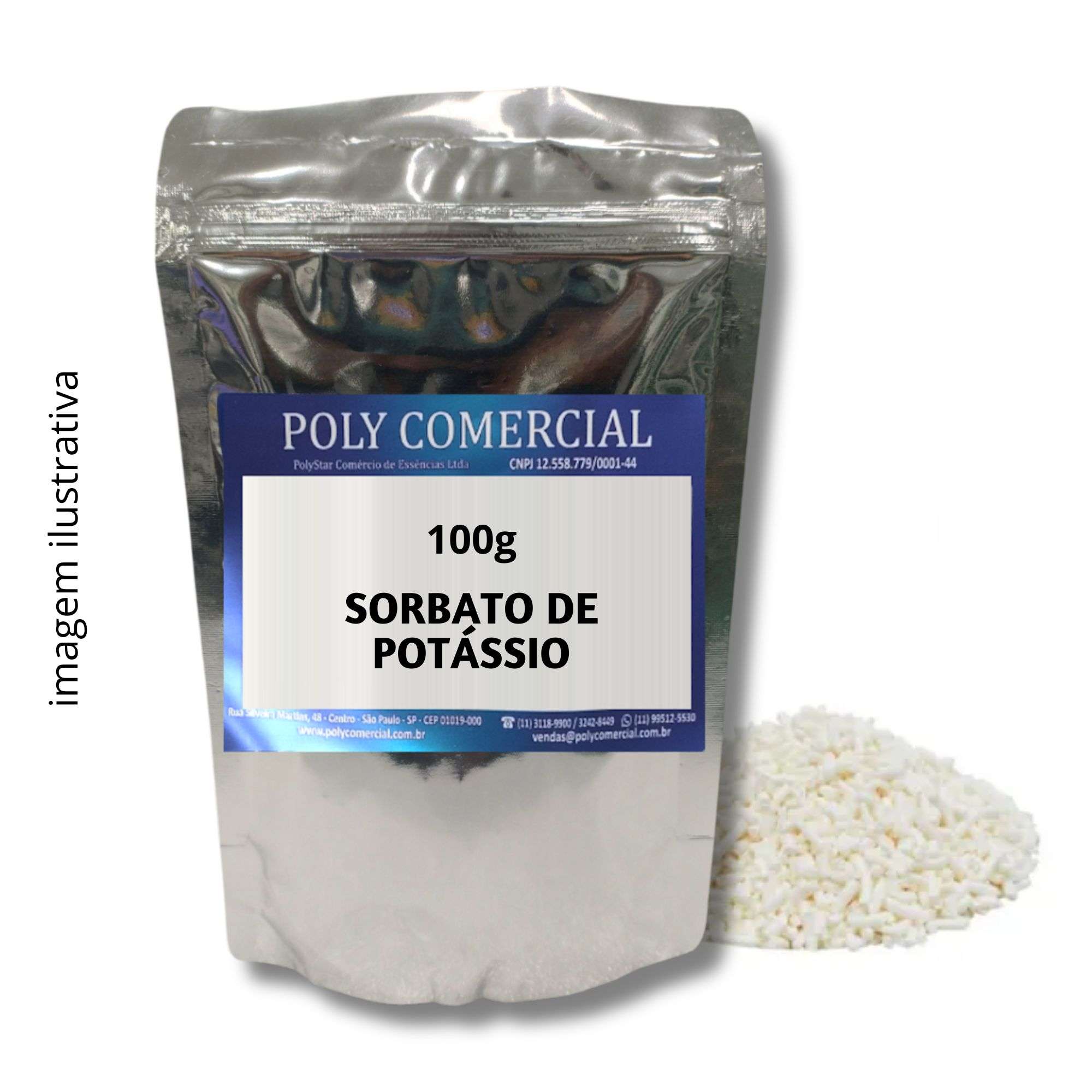 SORBATO DE POTÁSSIO - 100G