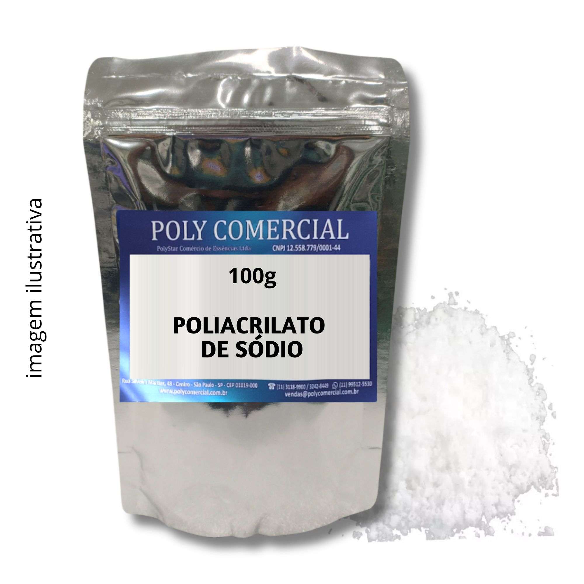 POLIACRILATO DE SÓDIO - 100G