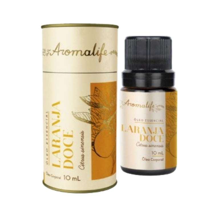 Óleo Essencial de Laranja Doce - 10 Ml (Aromalife)