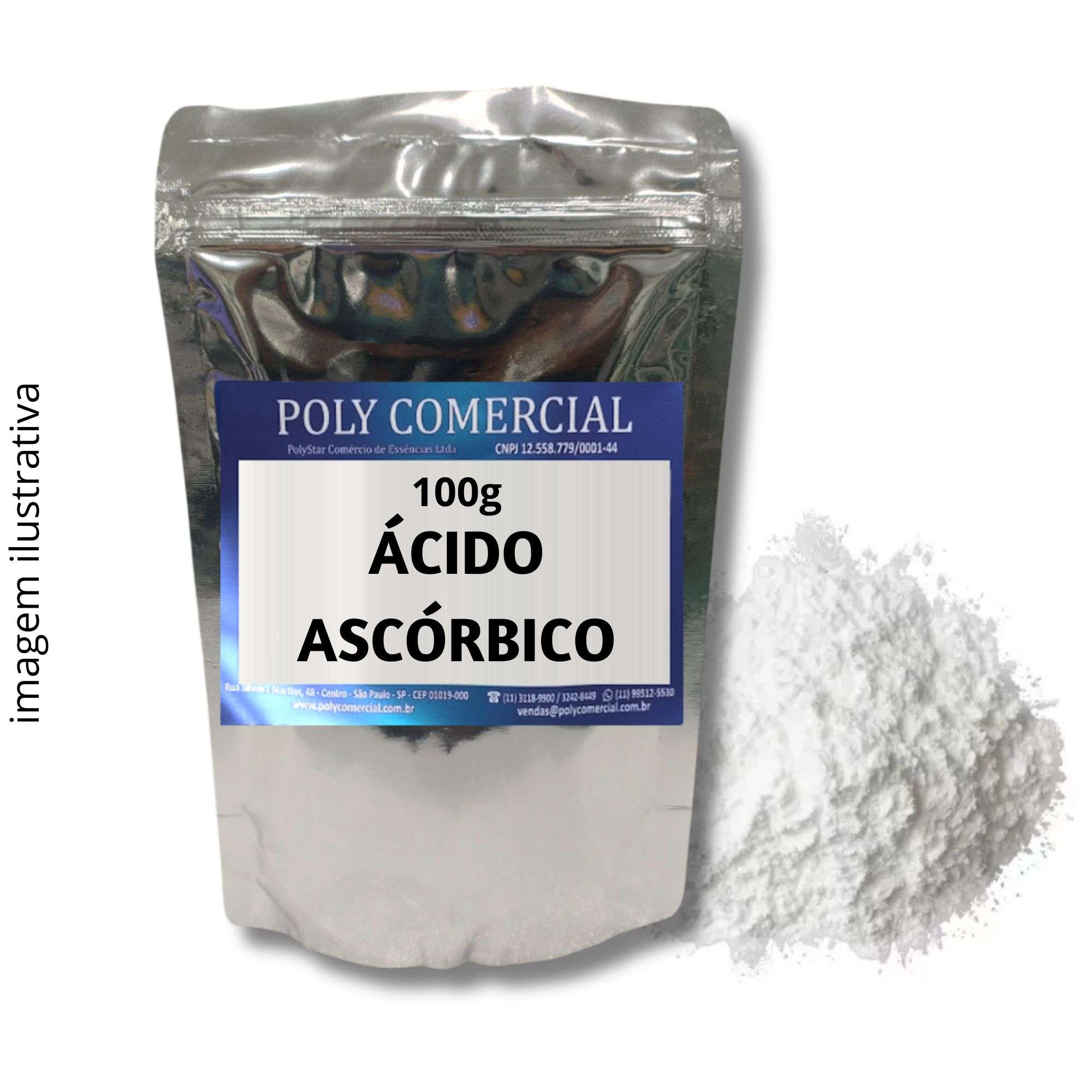 ÁCIDO ASCÓRBICO (VITAMINA C) - 500G - Imagem 2