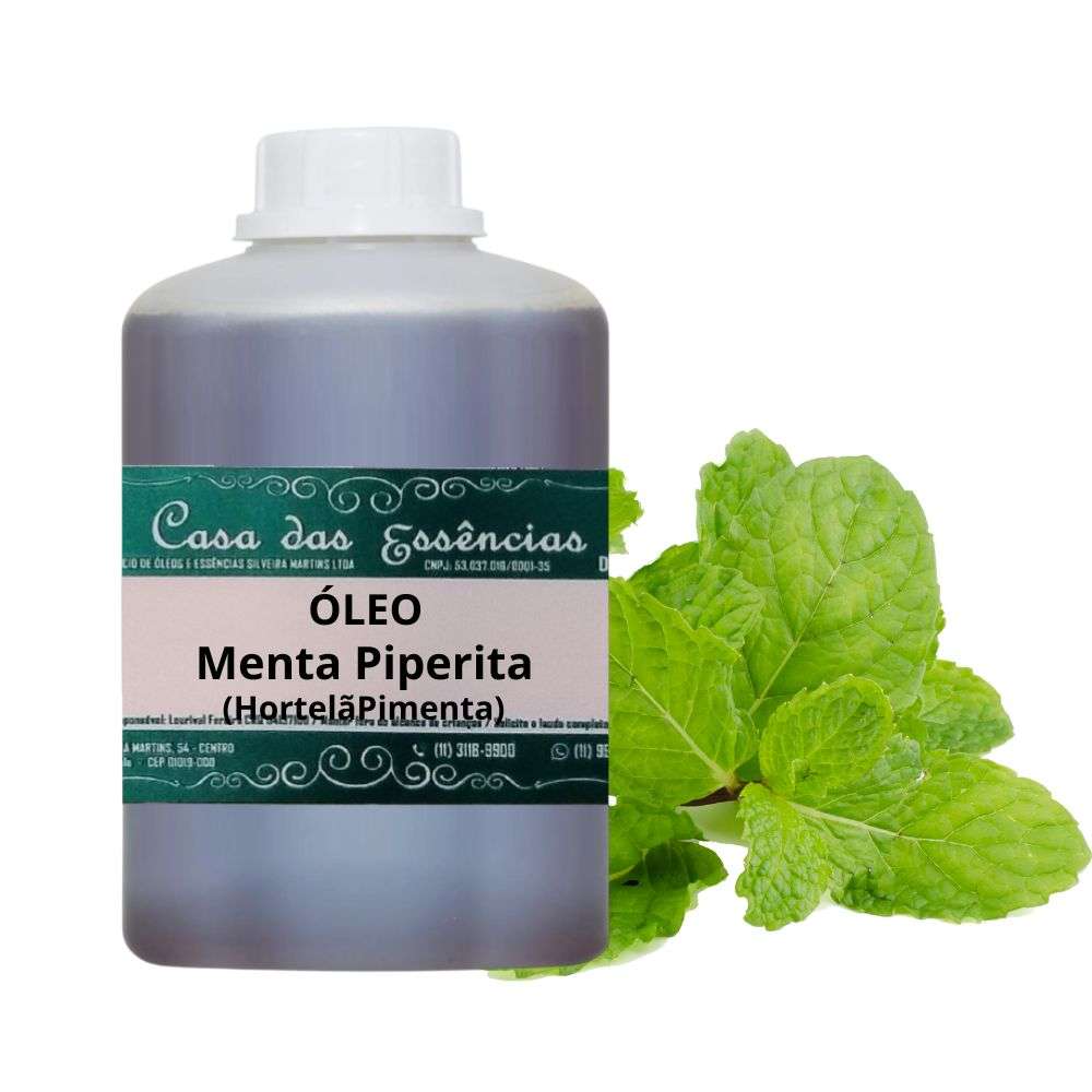 ÓLEO DE MENTA PIPERITA (HORTELÃ PIMENTA) - 1 litro