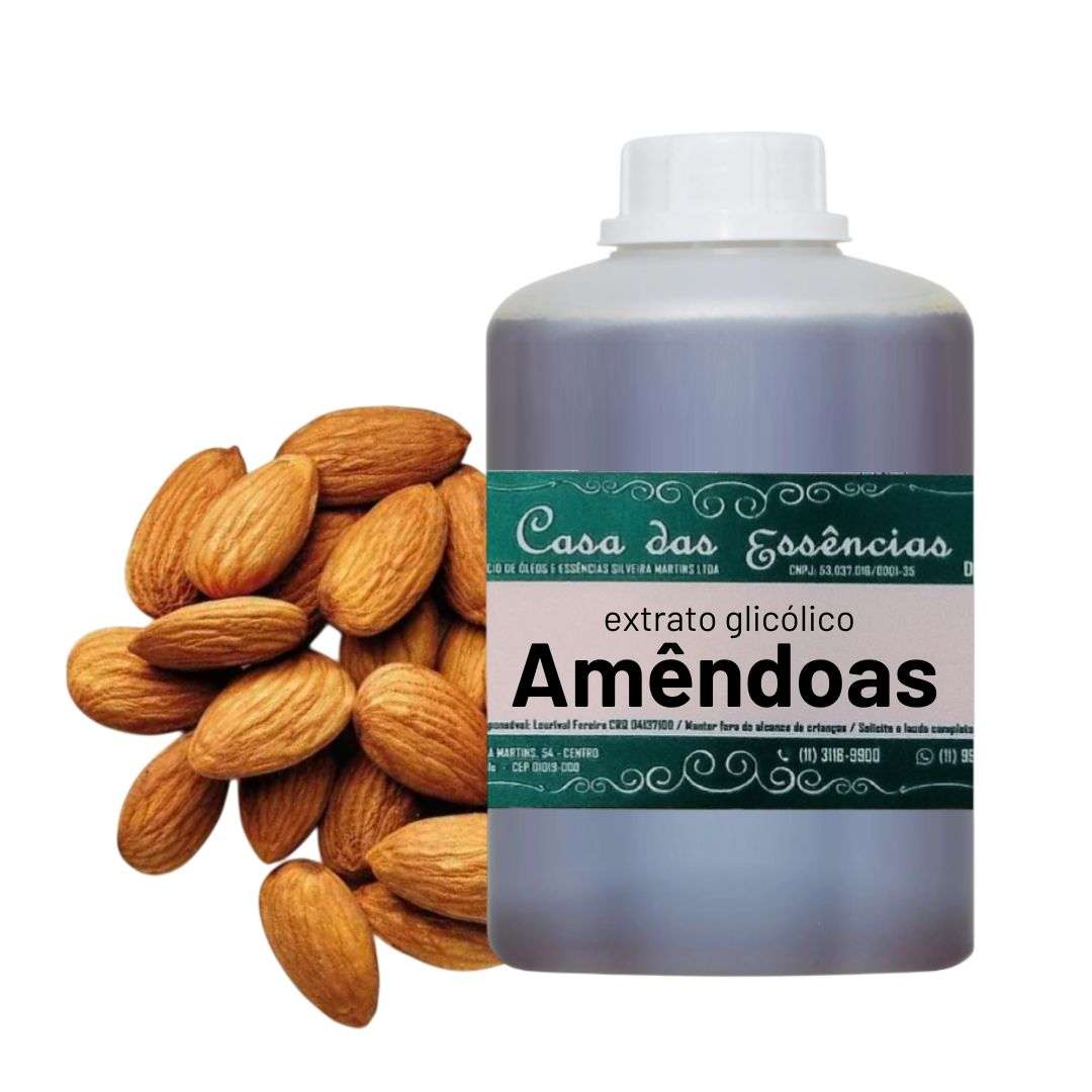 Amêndoas Extrato Glicólico - 01lt