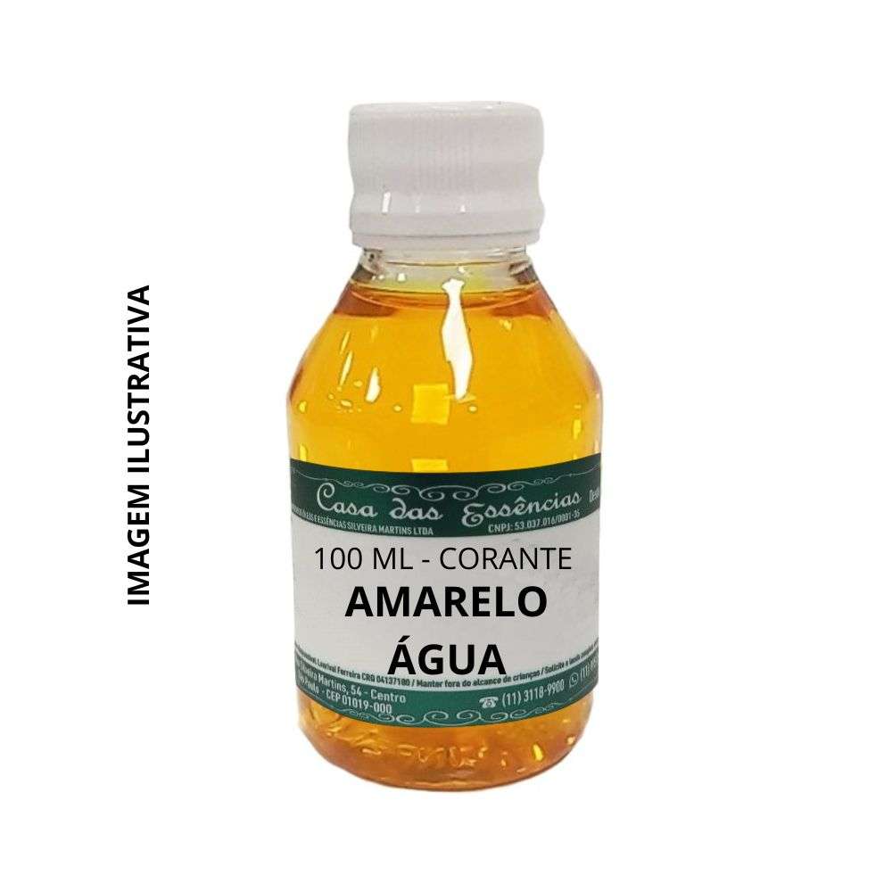 Corante amarelo água 100ml