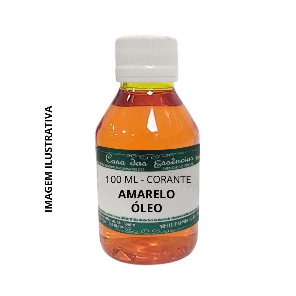 Corante amarelo óleo 100ml