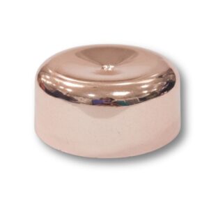TAMPA POTE 54MM PLÁSTICA METALIZADA ROSE - UN