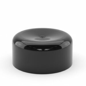 TAMPA POTE 54MM PLÁSTICA PRETA - UN
