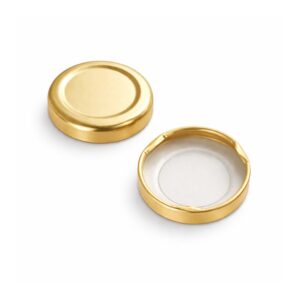 TAMPA METAL 38MM DOURADA