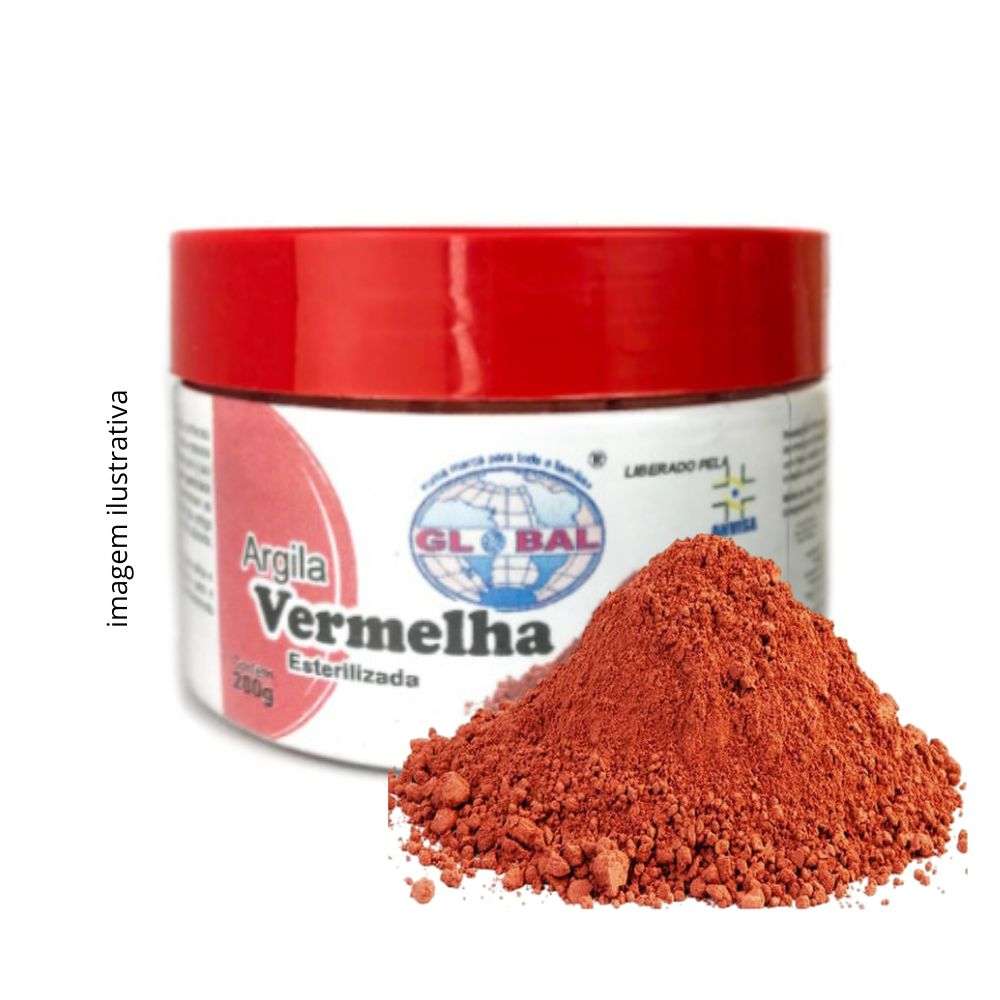 ARGILA VERMELHA - 200G
