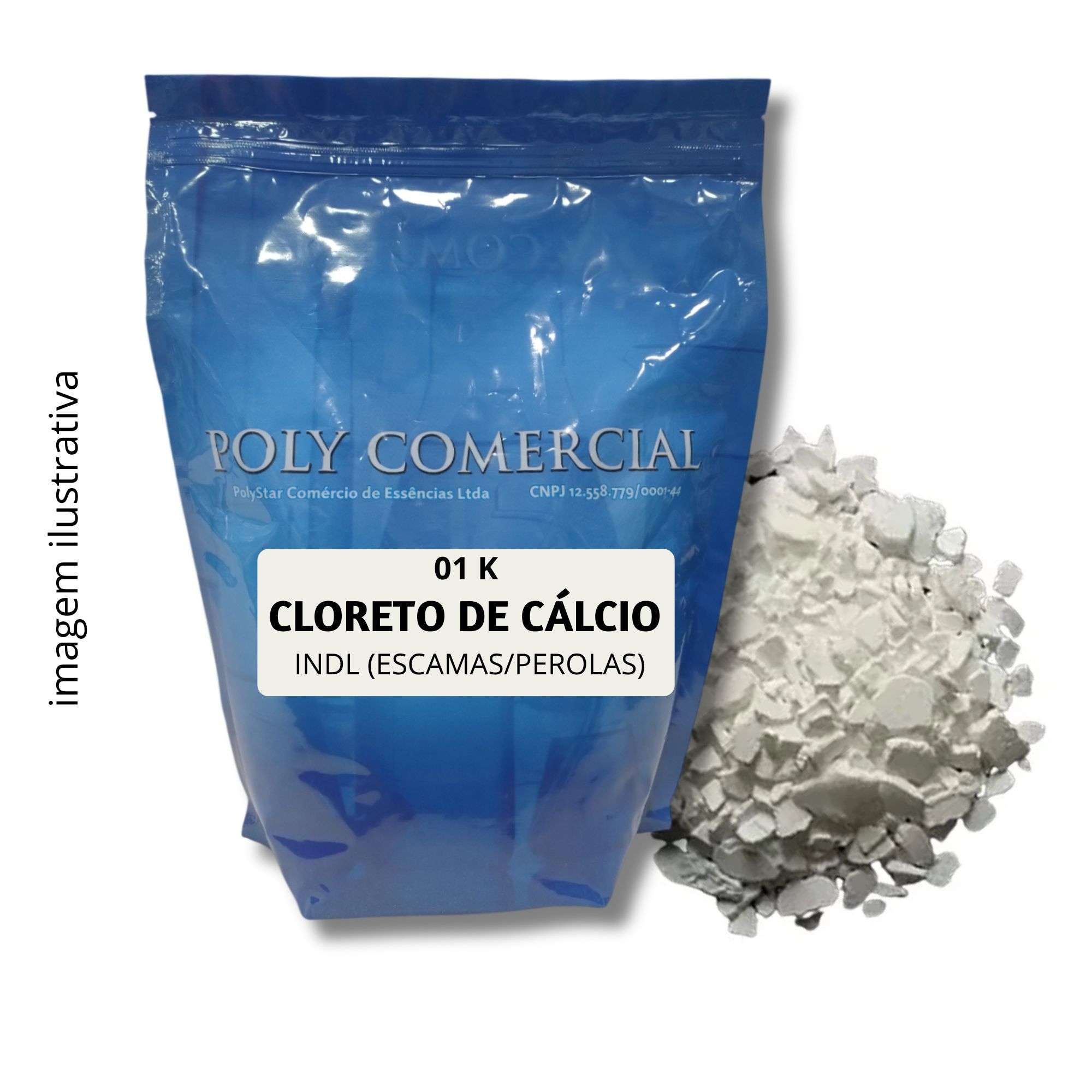 CLORETO DE CÁLCIO INDL (ESCAMAS/PEROLAS) - KG