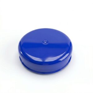 TAMPA POTE 113MM PLASTICA LARANJA - UN - AZUL